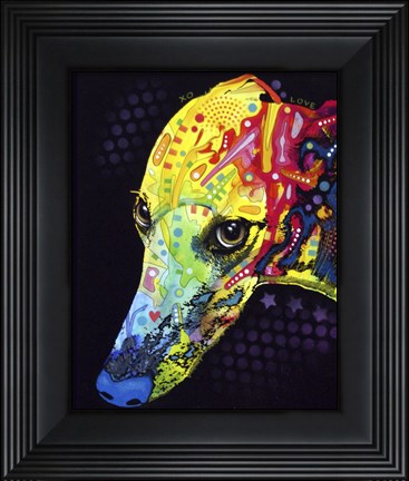 Framed Greyhound Print