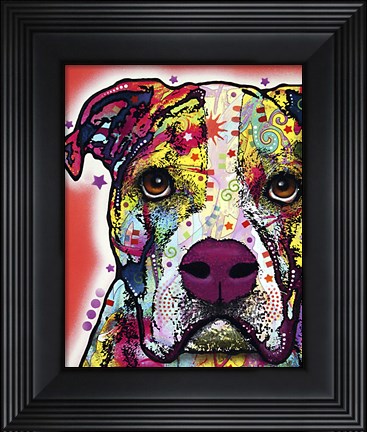 Framed American Bulldog 2 Print