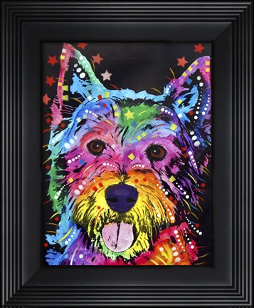 Framed Westie Print