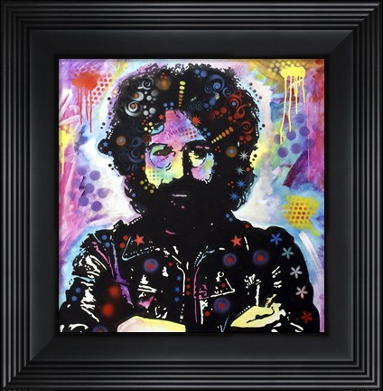 Framed Jerry Garcia Print