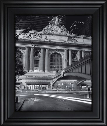 Framed Grand Central Night Print
