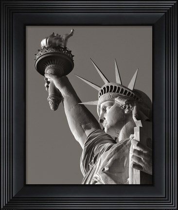 Framed Liberty with Torch Print
