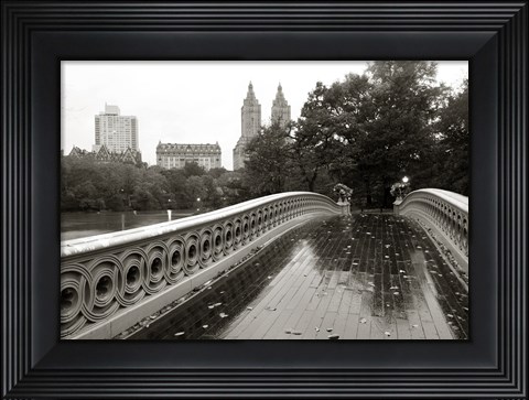 Framed Bow Bridge 2010 Print