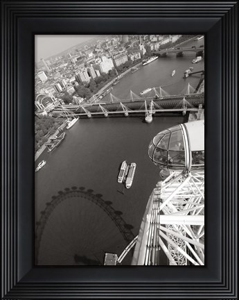 Framed London Eye III Print