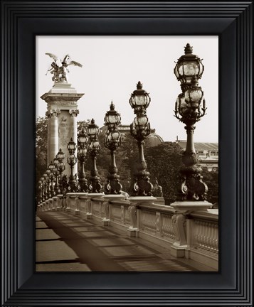 Framed Pont Alexandre Print