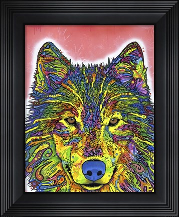 Framed Wolf Print
