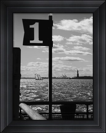 Framed NY Harbor 1 Print