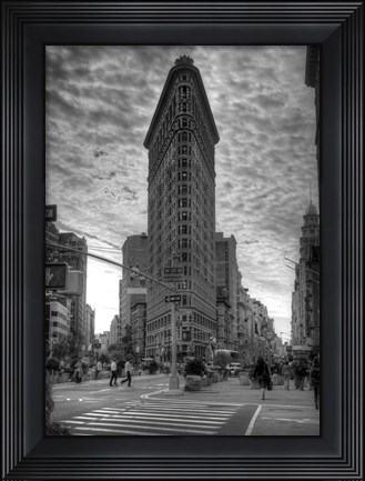 Framed Flat Iron HRD 1 Print
