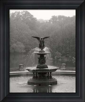 Framed Bathesda Fountain Small Print