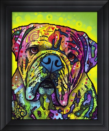 Framed Hey Bulldog Print