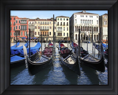 Framed Gondolas Print