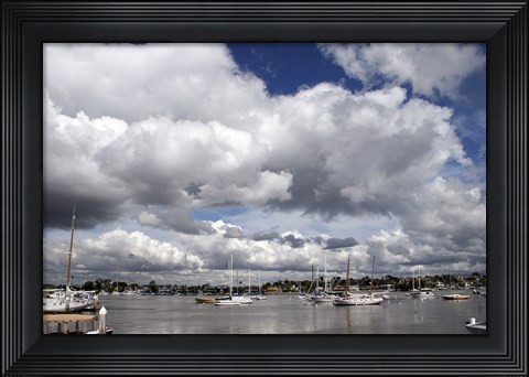 Framed Newport Storm 1 Print