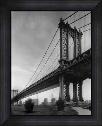 Framed Manhattan Bridge Print