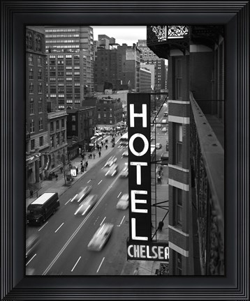 Framed Chelsea Black and White Print