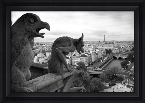 Framed Gargoyles Print