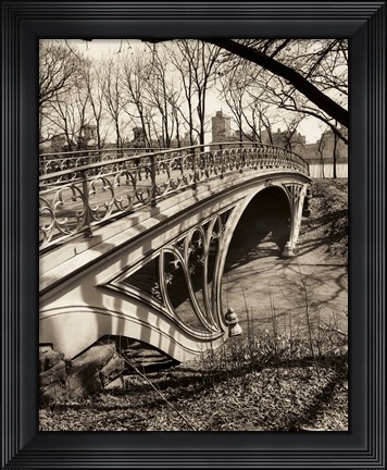 Framed Gothic Bridge NYC Print