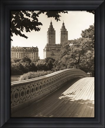 Framed Bow Bridge NYC Print