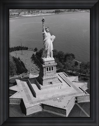 Framed Statue of Liberty Print