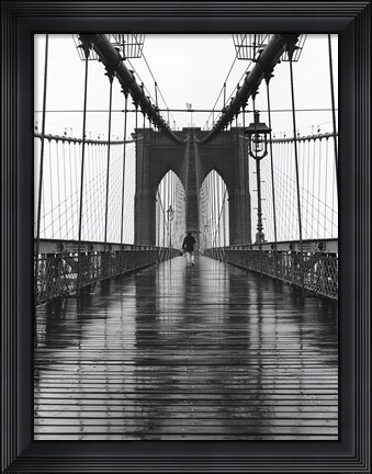 Framed Brooklyn Bridge Print