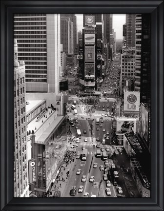 Framed Times Square Sign Print