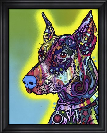 Framed Doberman Print