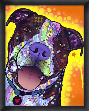 Framed Daisy Pit Print