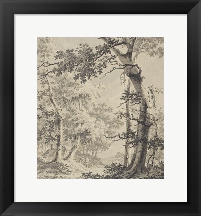 Framed Wooded Landscape Print