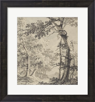 Framed Wooded Landscape Print