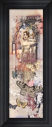 Framed Urban Butterflies I Print