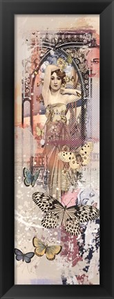 Framed Urban Butterflies I Print