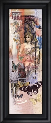 Framed Urban Butterflies II Print