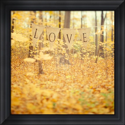 Framed Autumn Love Print