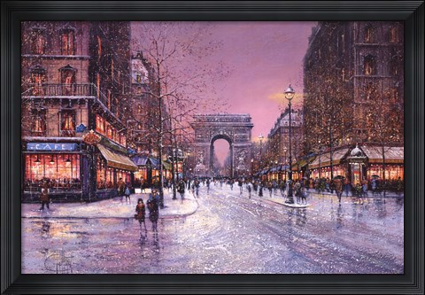 Framed Arc de Triomphe Print