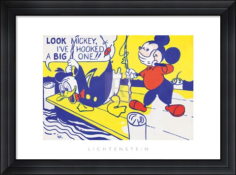 Framed Look Mickey, 1961 Print