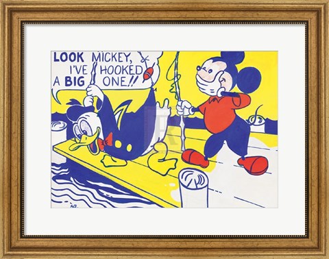 Framed Look Mickey, 1961 Print