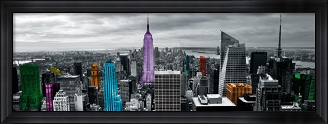 Framed Neon City II Print