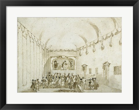 Framed Theatrical Performance Print