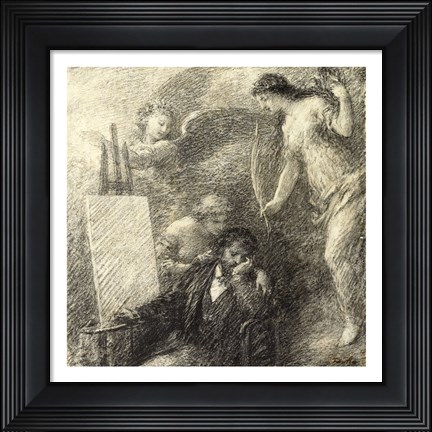 Framed Discouraged Artist Print