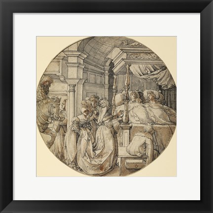 Framed Bridal Scene Print