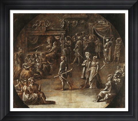Framed Marriage of a Patrician Couple Print