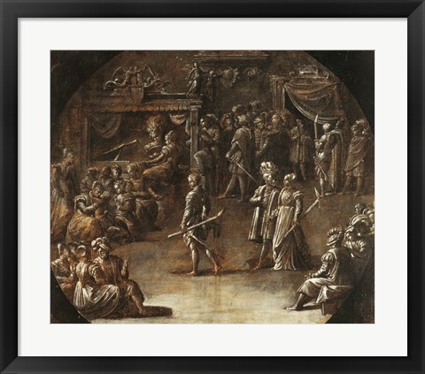 Framed Marriage of a Patrician Couple Print