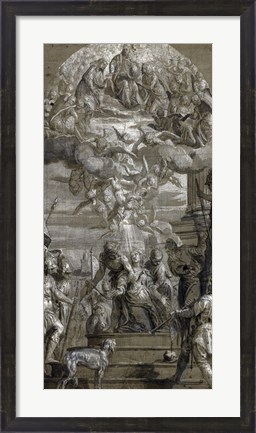 Framed Martyrdom of Saint Justina Print