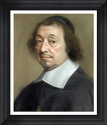 Framed Portrait of Monseigneur Louis Doni d&#39;Attichy, Bishop of Riez Print