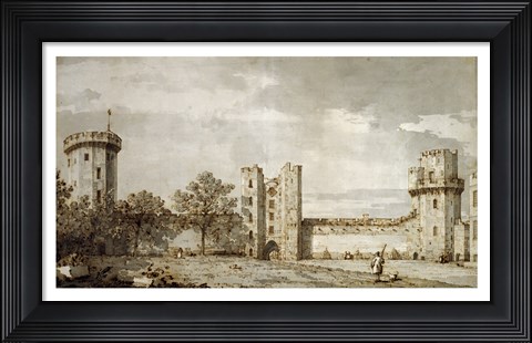 Framed Warwick Castle: The East Front from the Courtyard Print