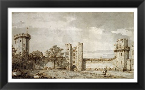 Framed Warwick Castle: The East Front from the Courtyard Print