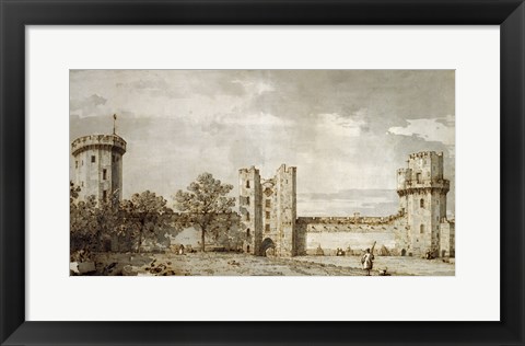 Framed Warwick Castle: The East Front from the Courtyard Print