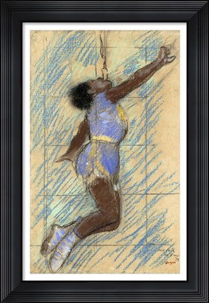 Framed Miss Lala at the Fernando Circus Print