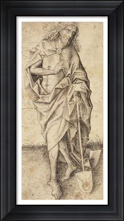 Framed Christ as the Gardener Print