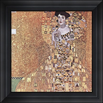 Framed Portrait of Adele Bloch-Bauer I, 1907 Print