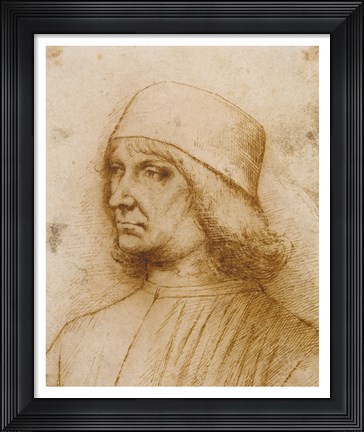 Framed Portrait of a Man Print